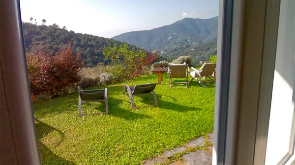Vista dalla finestra dell'appartamento