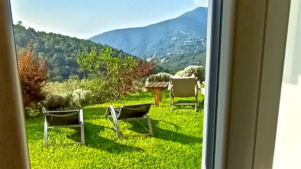 Vista dalla finestra dell'appartamento