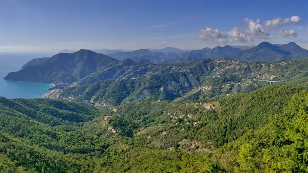 Panorama dalla sella dell'Incisa