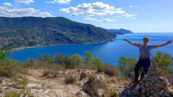 Tappa intermedia verso Punta Moneglia