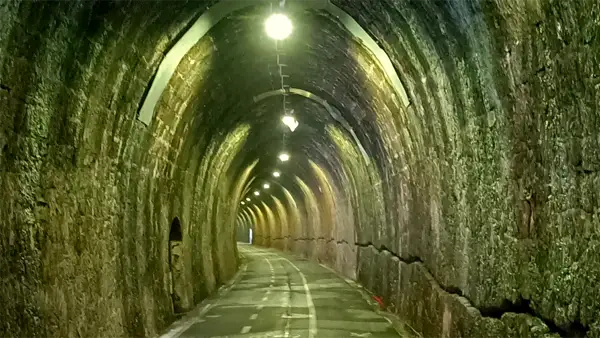 Dettaglio del percorso ciclopedonale