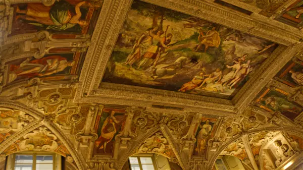 Dettaglio degli interni di un Palazzo dei Rolli