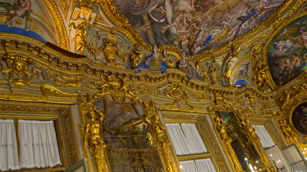 Dettaglio della Sala Dorata